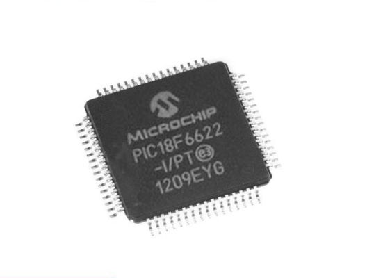 PIC18F6622T-I/PT PIC18F6622-E/PT Mikrochip PIC18F6622 64KB FLASH 64TQFP